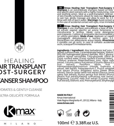 Kmax hair transplant cleanser shampoo