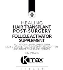 Kmax hair transplant follicle activator supplement