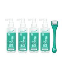 4x Neofollics lotion + gratis scalp roller