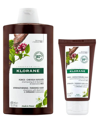 Klorane anti-haaruitval shampoo + conditioner