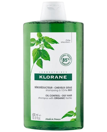 Klorane shampoo Brandnetel - vet haar (400 ml)