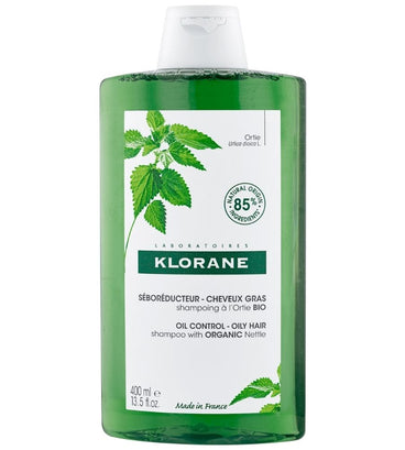 Klorane shampoo Brandnetel - vet haar (400 ml)