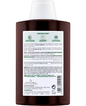 Klorane anti-haaruitval shampoo Kinine/Edelweiss (200 ml)