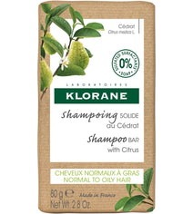 Klorane shampoobar Cederappel - vet haar (80 gr)