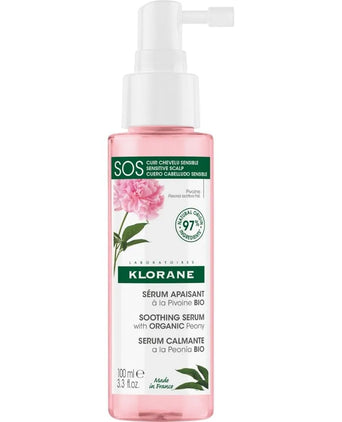 Klorane SOS serum gevoelige hoofdhuid Pioenroos (100 ml)