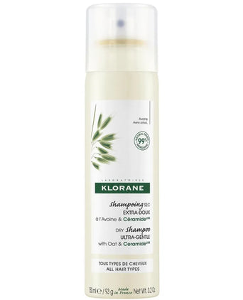 Klorane droogshampoo alle haartypes Havermelk (150 ml)