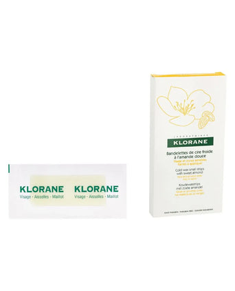 Klorane koude wax strips ontharing - gelaat & gevoelige zones