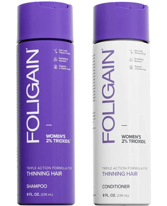 Foligain shampoo + conditioner voor vrouwen combinatiepakket (236 ml)