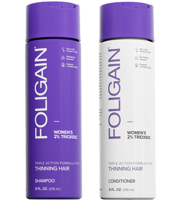 Foligain shampoo + conditioner voor vrouwen combinatiepakket (236 ml)