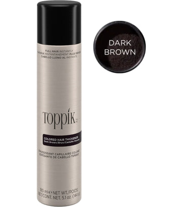 Toppik hair thickener kleurenspray - donkerbruin