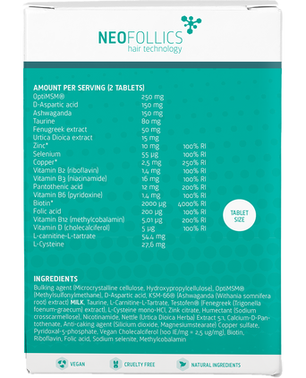 Neofollics baardgroei tablets