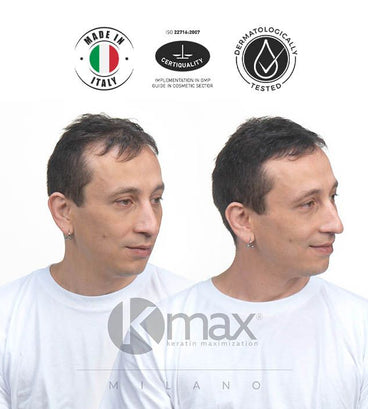 Kmax keratine haarvezels - Zwart (32 gr)