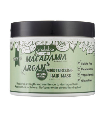 Shakebar Macadamia & Argan Oil moisturizing haarmasker