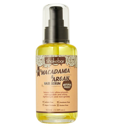 Shakebar Macadamia & Argan Oil moisturizing haarserum